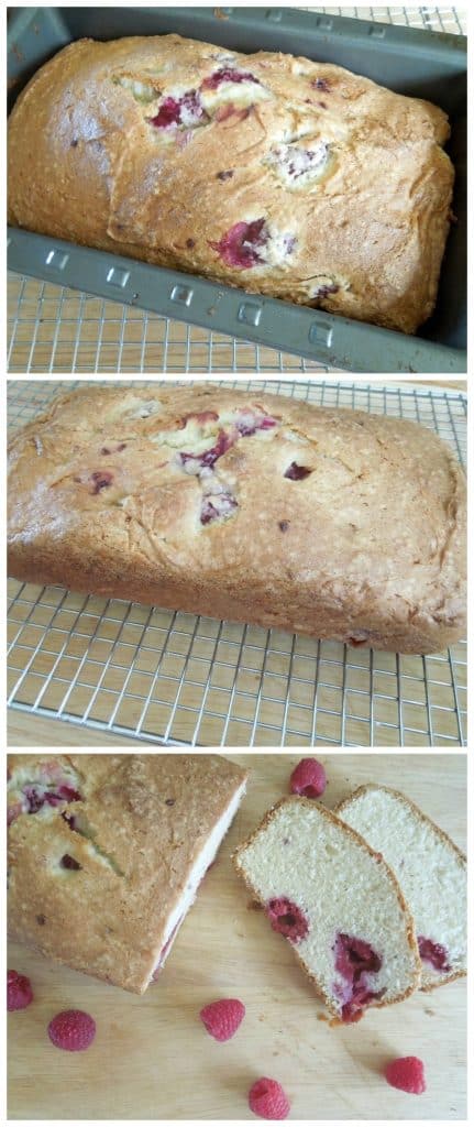 Raspberry Quick Bread from What the Fork Food Blog