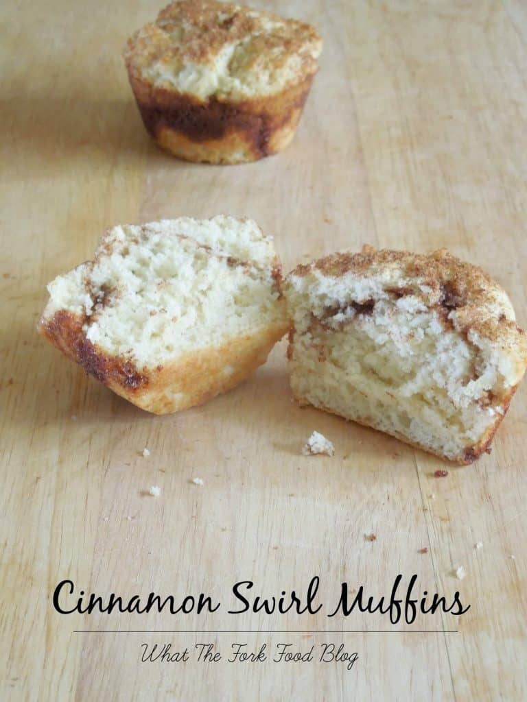 Cinnamon Swirl Muffins from What The Fork Food Blog