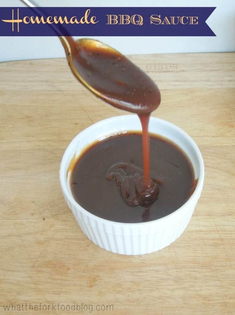 Homemade BBQ Sauce from What The Fork Food Blog