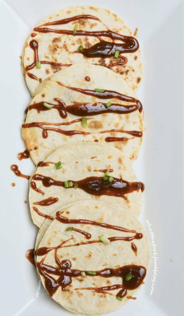 BBQ Chicken Quesadillas from What The Fork Food Blog