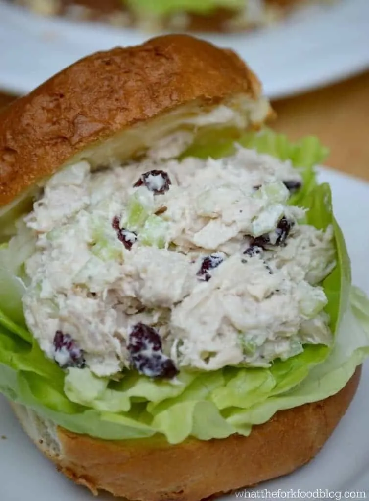 Cherry Craisin Chicken Salad from What The Fork Food Blog