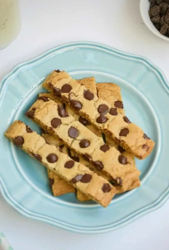 Chocolate Chip Cookie Sticks from What The Fork Food Blog