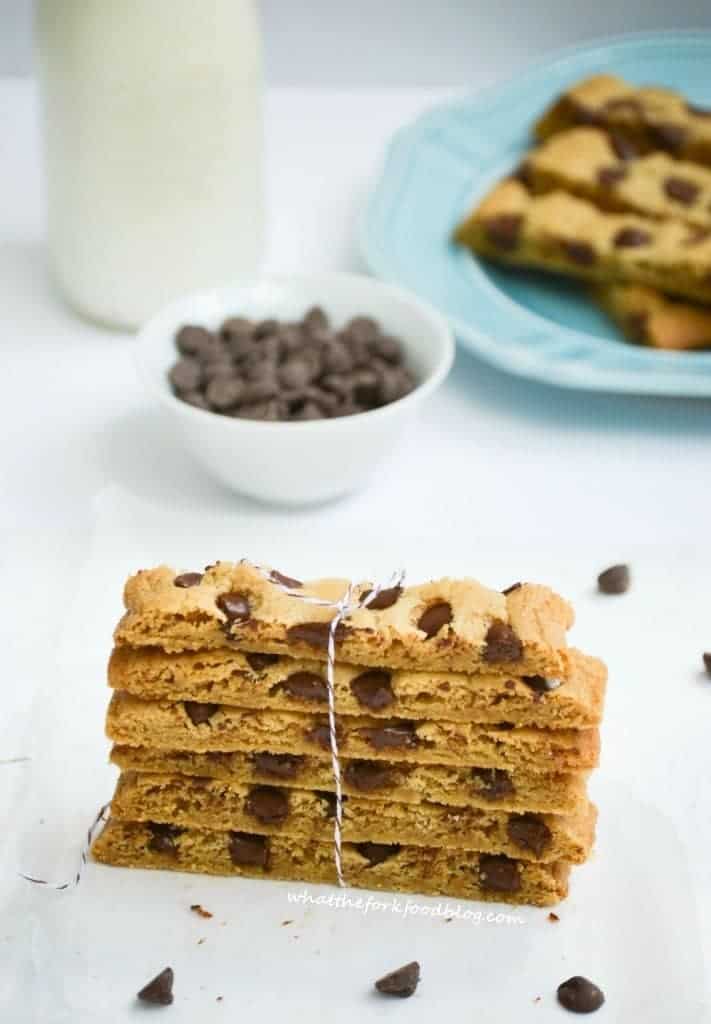 Chocolate Chip Cookie Sticks from What The Fork Food Blog