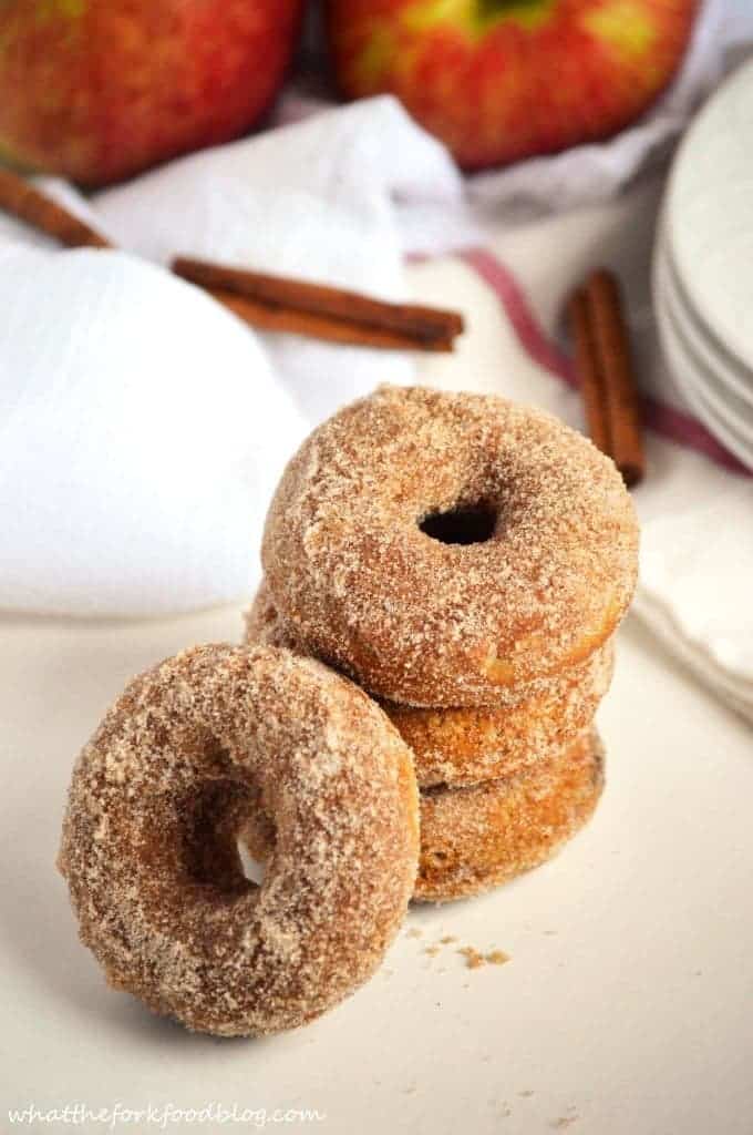 Apple Cider Donuts from What The Fork Food Blog