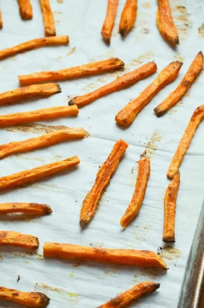 Baked Sweet Potato Fries from What The Fork Food Blog