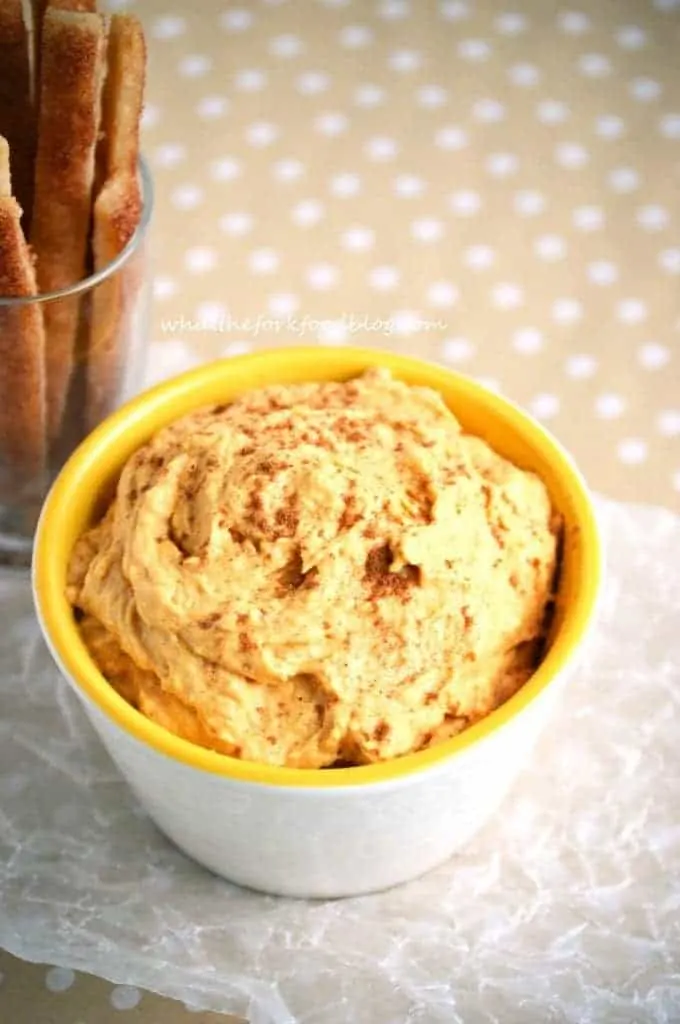 Pumpkin Dip with Pie Fries from What The Fork Food Blog