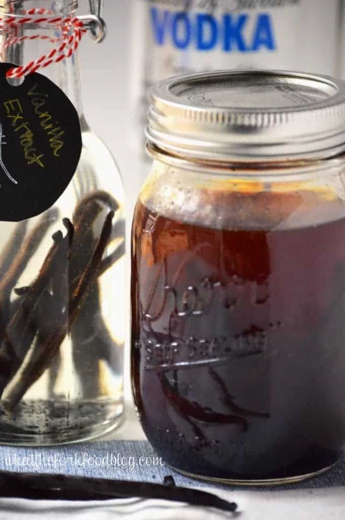 Homemade Vanilla Extract from What The Fork Food Blog