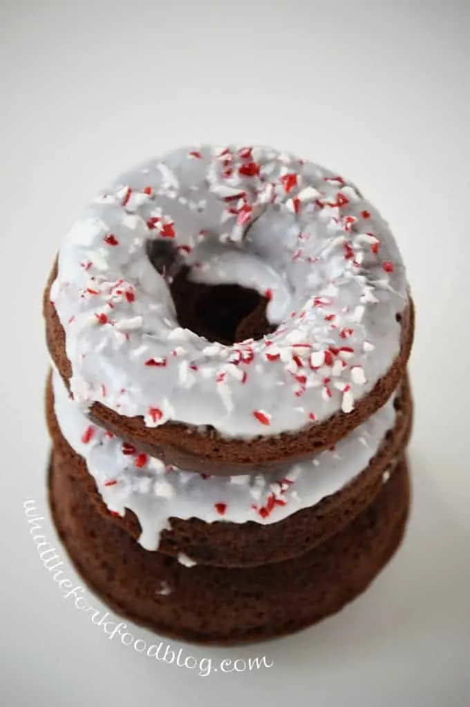 Peppermint Mocha Donuts from What The Fork Food Blog