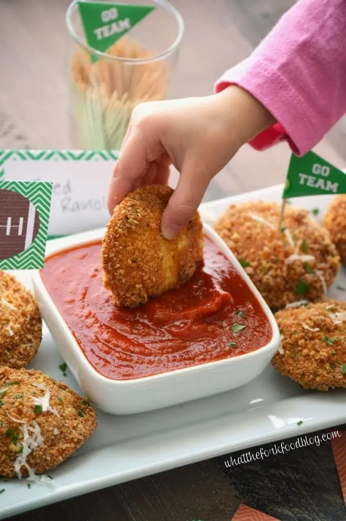 Gluten Free Fried Ravioli from What The Fork Food Blog