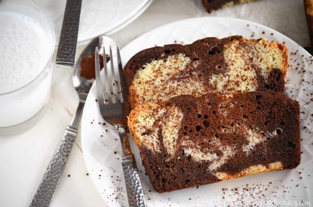 Marble Pound Cake from What The Fork Food Blog