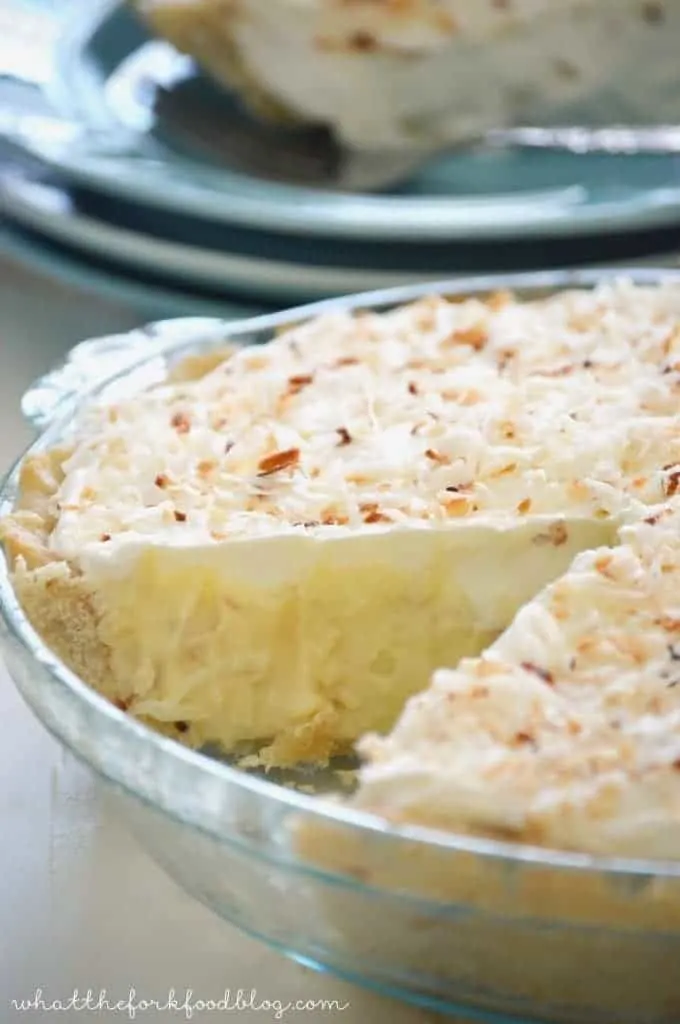 Coconut Cream Pie from What The Fork Food Blog