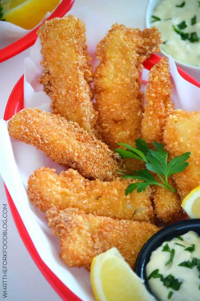 Gluten Free Fish Sticks from What The Fork Food Blog