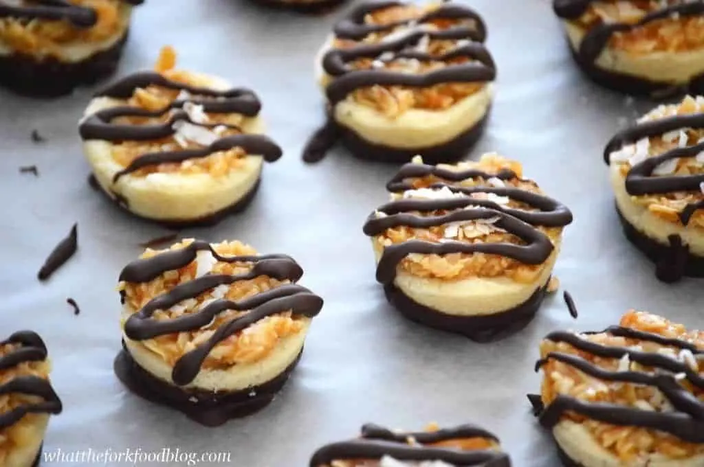 Samoas Cookie Cups from What The Fork Food Blog
