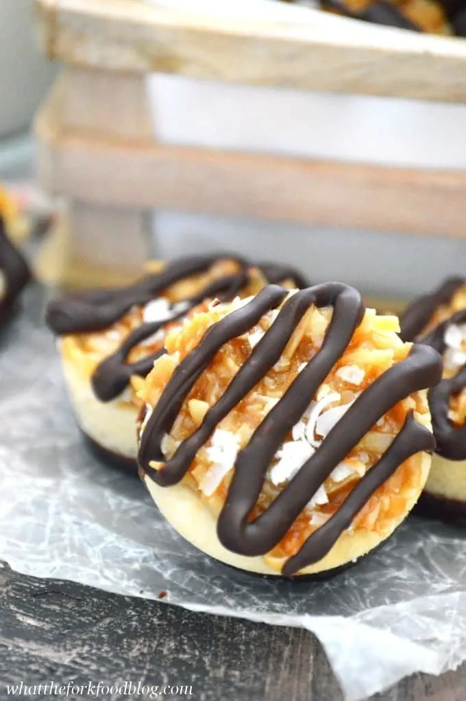 Samoas Cookie Cups from What The Fork Food Blog