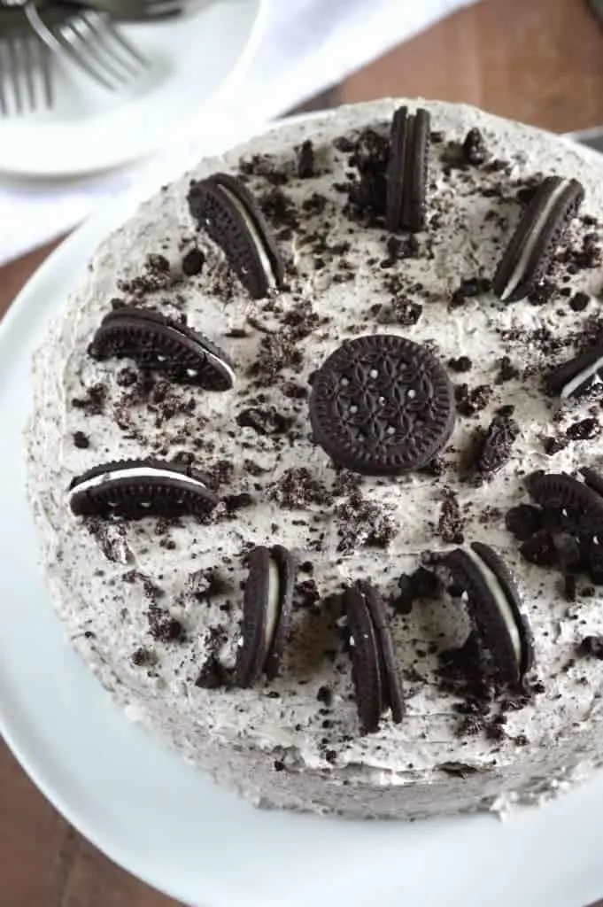 Cookies and Cream Cake from What The Fork Food Blog