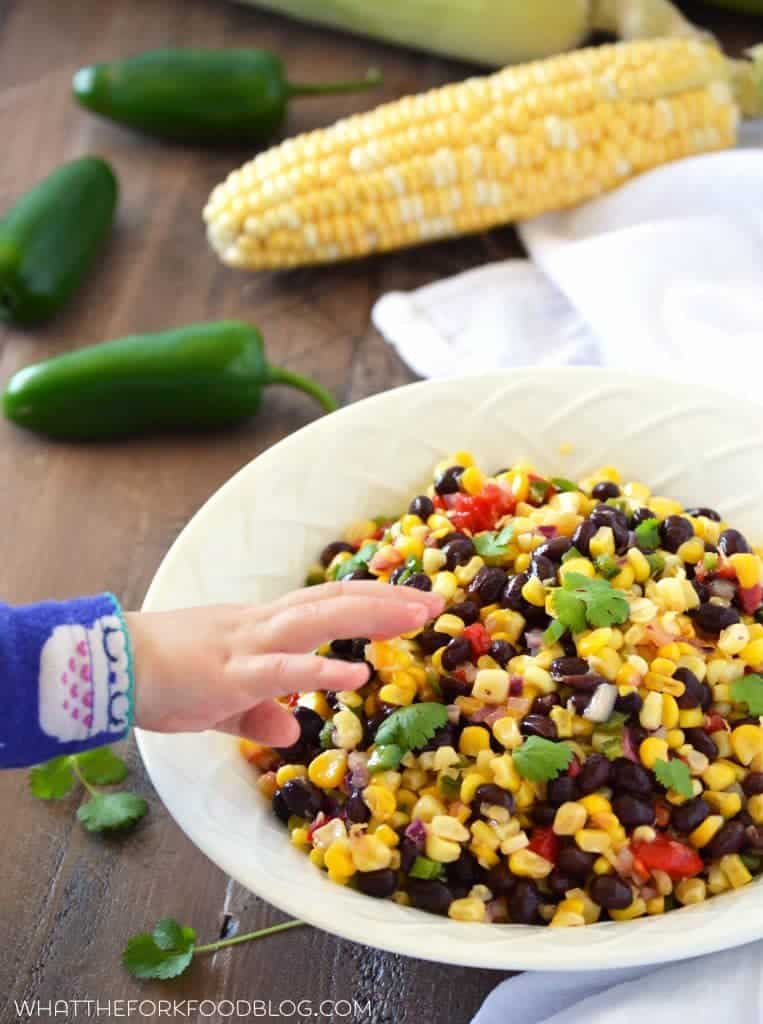 Corn Salad {AKA Texas Caviar} from What The Fork Food Blog
