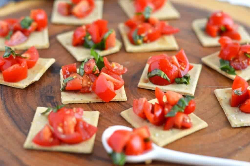 Easy Tomato Bruschetta from What The Fork Food Blog | @WhatTheForkBlog | whattheforkfoodblog.com