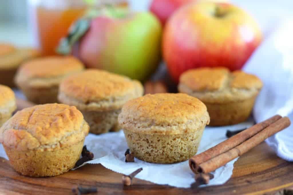 Apple Cider Donut Muffins (gluten free, dairy free, naturally sweetened) from What The Fork Food Blog | @WhatTheForkBlog | whattheforkfoodblog.com