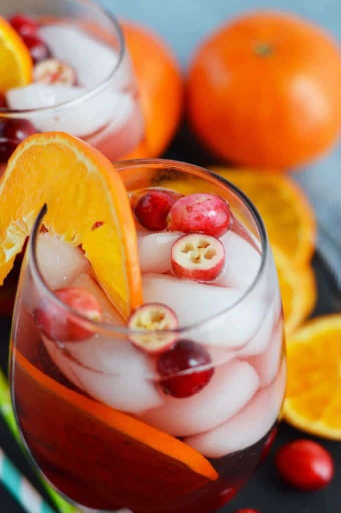 Cranberry Orange Sangria from What The Fork Food Blog | whattheforkfoodblog.com