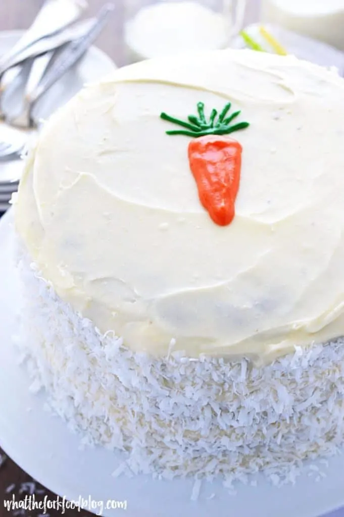 Gluten Free Carrot Cake from What The Fork Food Blog