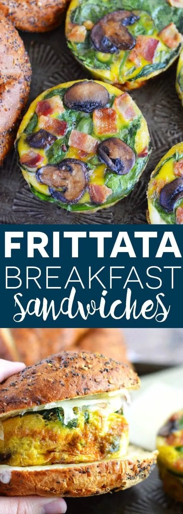 Frittata Breakfast Sandwiches (gluten free, dairy free option) from What The Fork Food Blog | whattheforkfoodblog.com