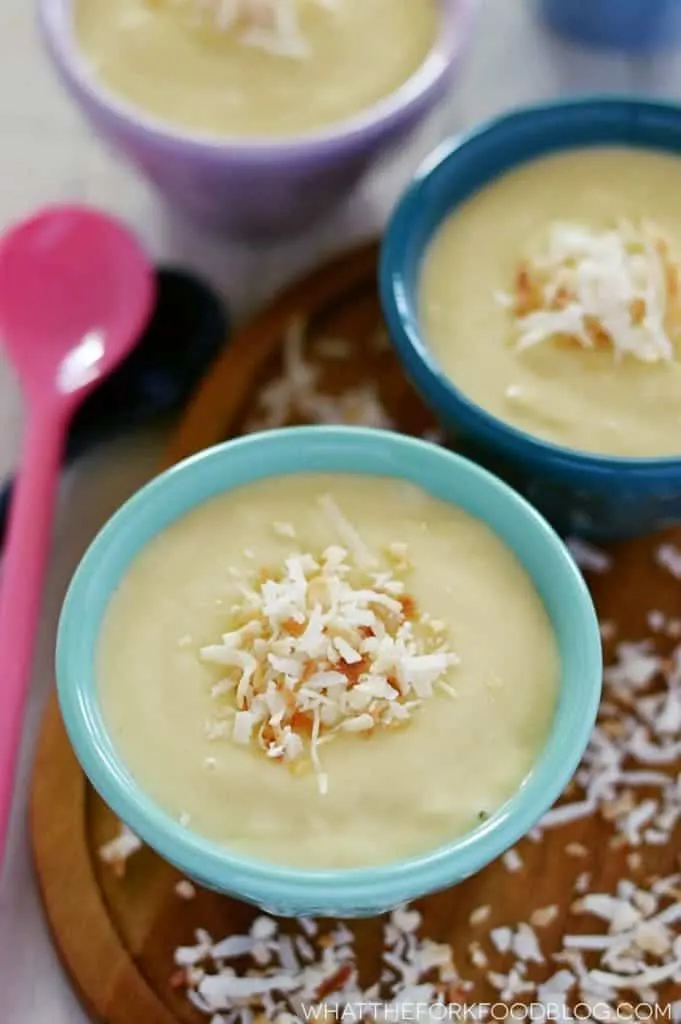 Dairy Free Coconut Custard from What The Fork Food Blog | whattheforkfoodblog.com