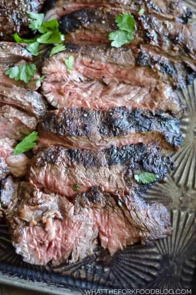 Marinated Grilled Skirt Steak from What The Fork Food Blog | whattheforkfoodblog.com