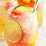 Summer Sangria with Watermelon and Pineapple