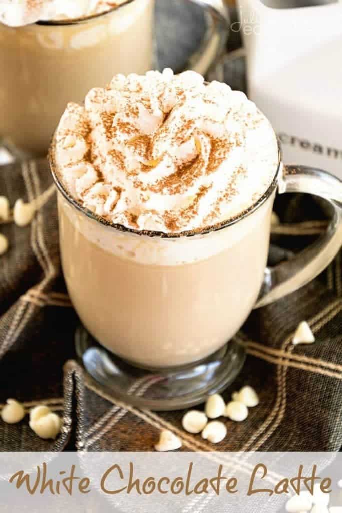 White Chocolate Latte plus 23 Coffee Drinks You Can Make at Home from What The Fork Food Blog | whattheforkfoodblog.com