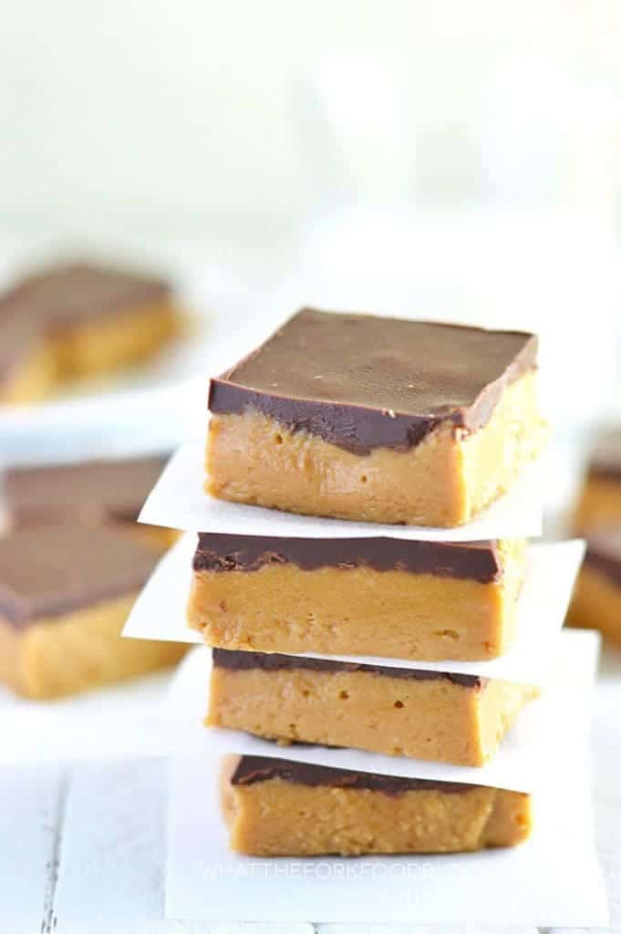 Gluten Free Chocolate Peanut Butter Bars What the Fork