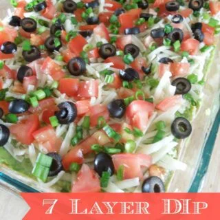 Seven Layer Taco Dip from What The Fork Food Blog