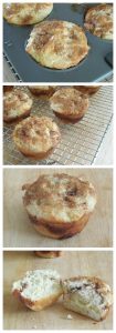 Cinnamon Swirl Muffin Collage from What The Fork Food Blog