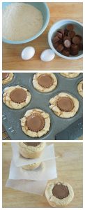 Reese's Peanut Butter Cookie Cup Collage by What The Fork Food Blog