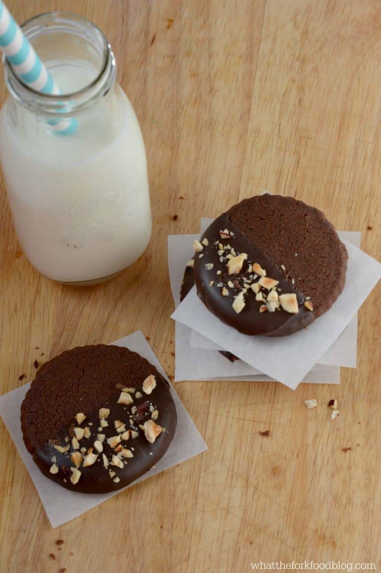 Gluten Free Chocolate Hazelnut Shortbread Cookies What the Fork