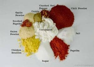 Fajita Seasoning Spices from What The Fork Food Blog