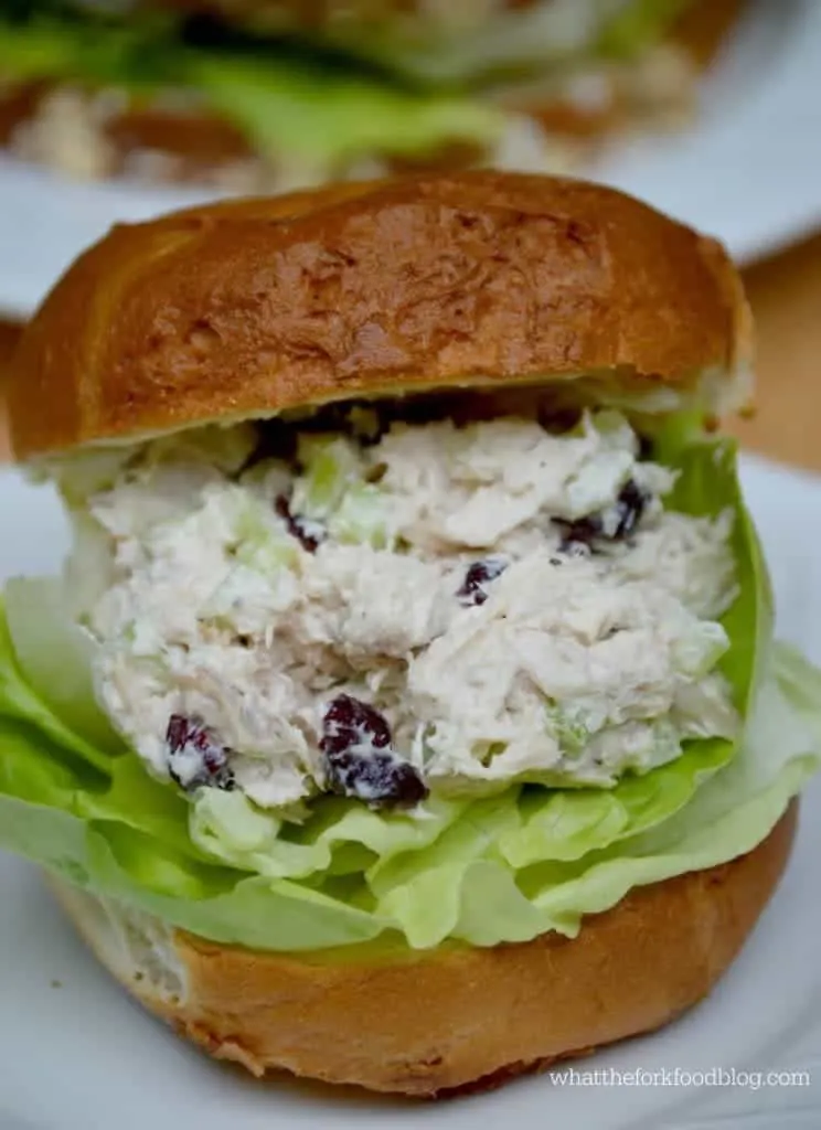 Cherry Craisin Chicken Salad from What The Fork Food Blog
