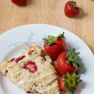 Strawberries and Cream Scones from What The Fork Food Blog