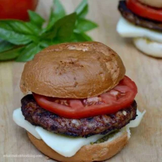 Caprese Sausage Patties from What The Fork Food Blog
