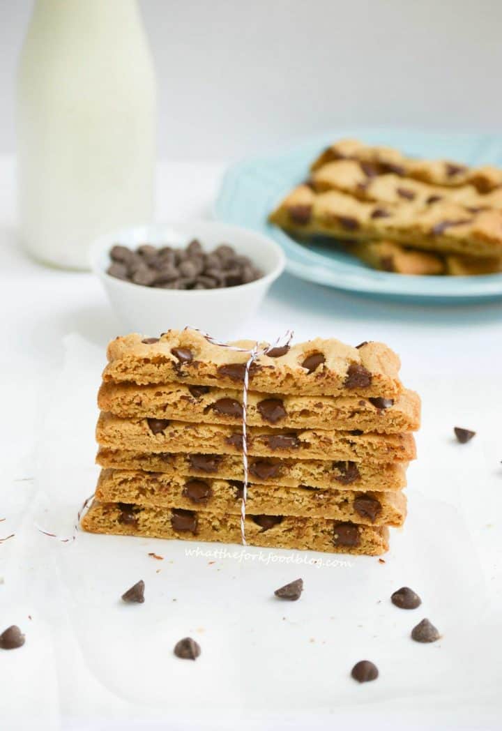 Gluten Free Chocolate Chip Cookie Sticks What the Fork