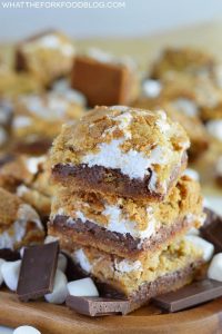 Gluten Free S'mores Bars (with dairy free option) from What The Fork Food Blog | whattheforkfoodblog.com