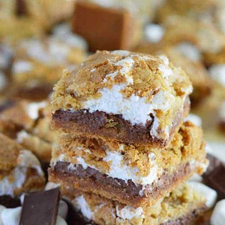 Gluten Free S'mores Bars (with dairy free option) from What The Fork Food Blog | whattheforkfoodblog.com