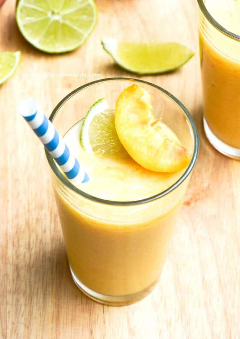 Fresh Peach Daiquiris What the Fork