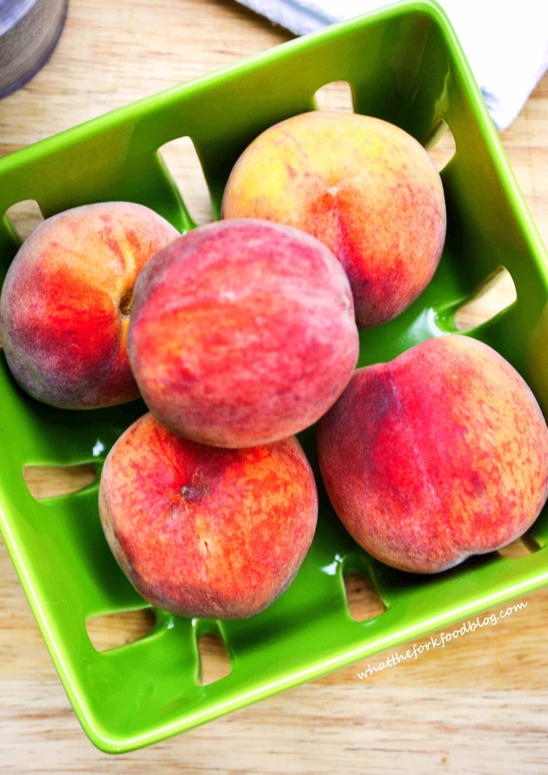 Peaches from What The Fork Food Blog What the Fork
