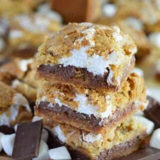Gluten Free S'mores Bars (with dairy free option) from What The Fork Food Blog | whattheforkfoodblog.com