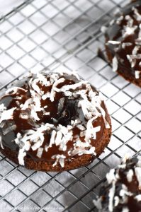 Baked Double Chocolate Donuts from What The Fork Food Blog