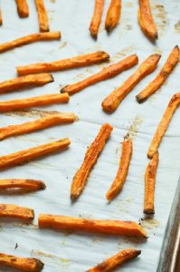 Baked Sweet Potato Fries from What The Fork Food Blog