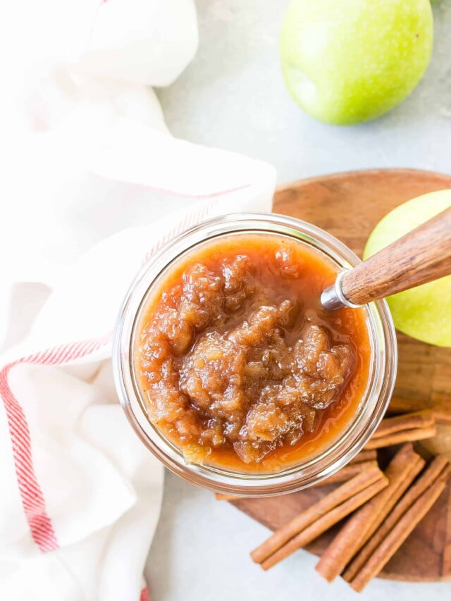 Slow Cooker Cinnamon Applesauce Recipe