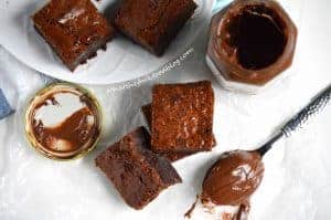 Chocolate Hazelnut Brownies from What The Fork Food Blog