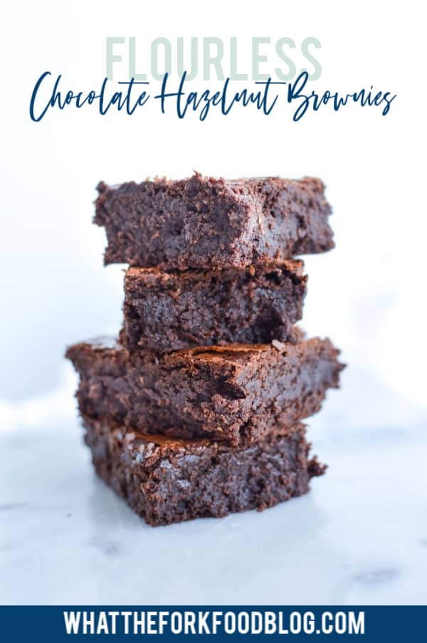 Chocolate Hazelnut Brownies - What the Fork