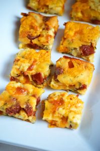 Pepperoni Squares from What The Fork Food Blog